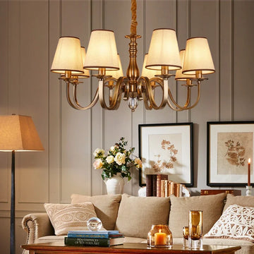 Luxury Classic LED Chandelier – Elegant Rustic Hanging Light