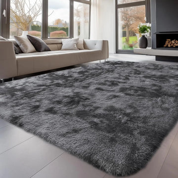 Sour Lemon 8x10 Fluffy Area Rug – Soft Plush Shag Carpet
