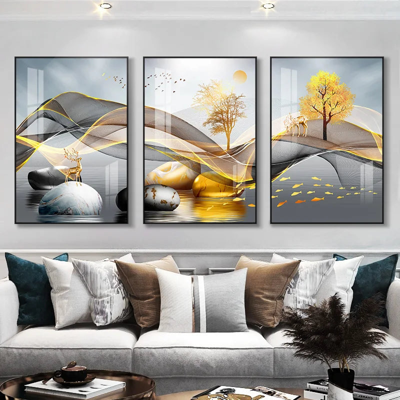 Nordic Deer Wall Art 