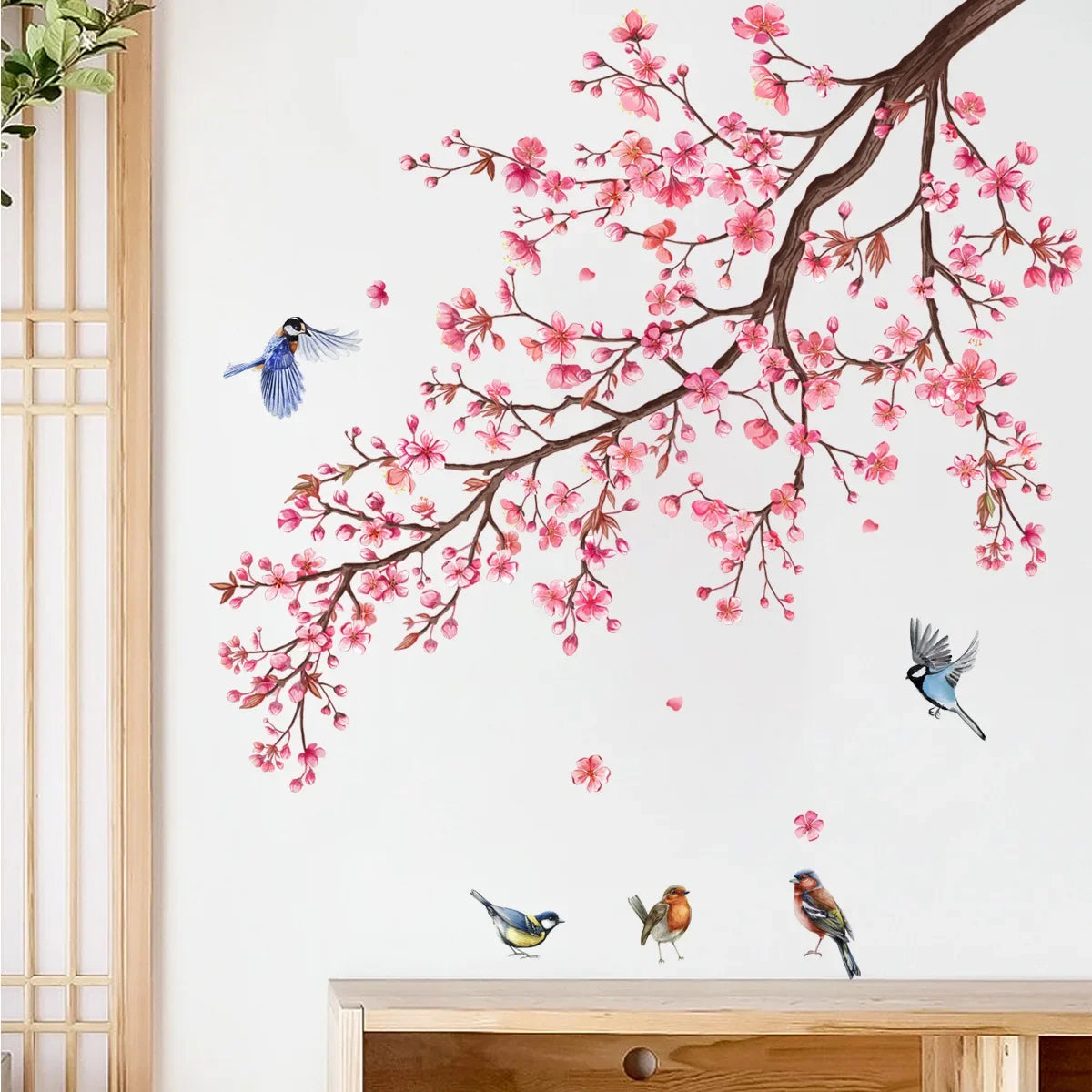 Peach Blossom Wall 