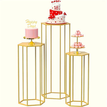 Large 6-Sided 3-Piece Storage Rack – Versatile Home & Party Décor