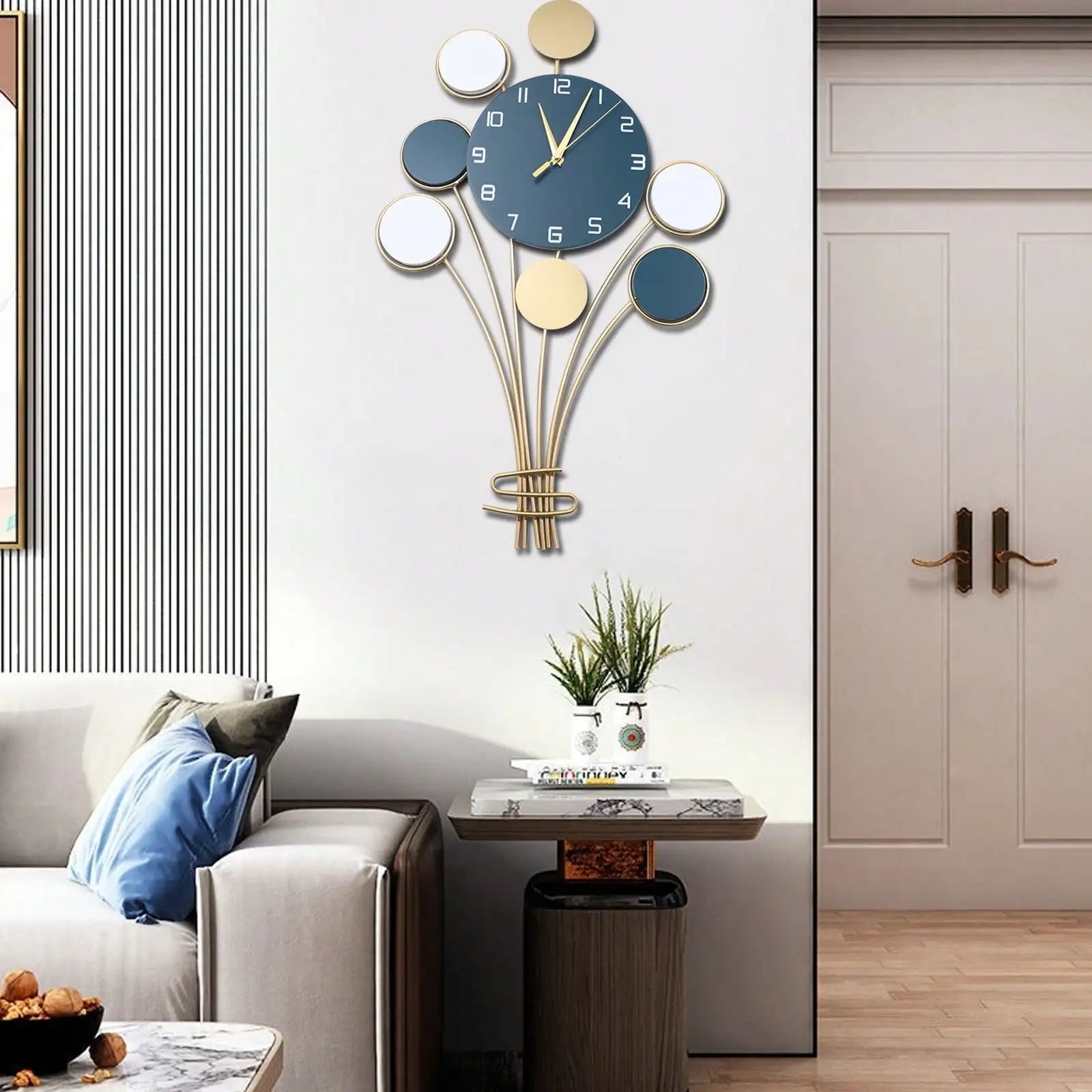 Large Silent Wall Clock