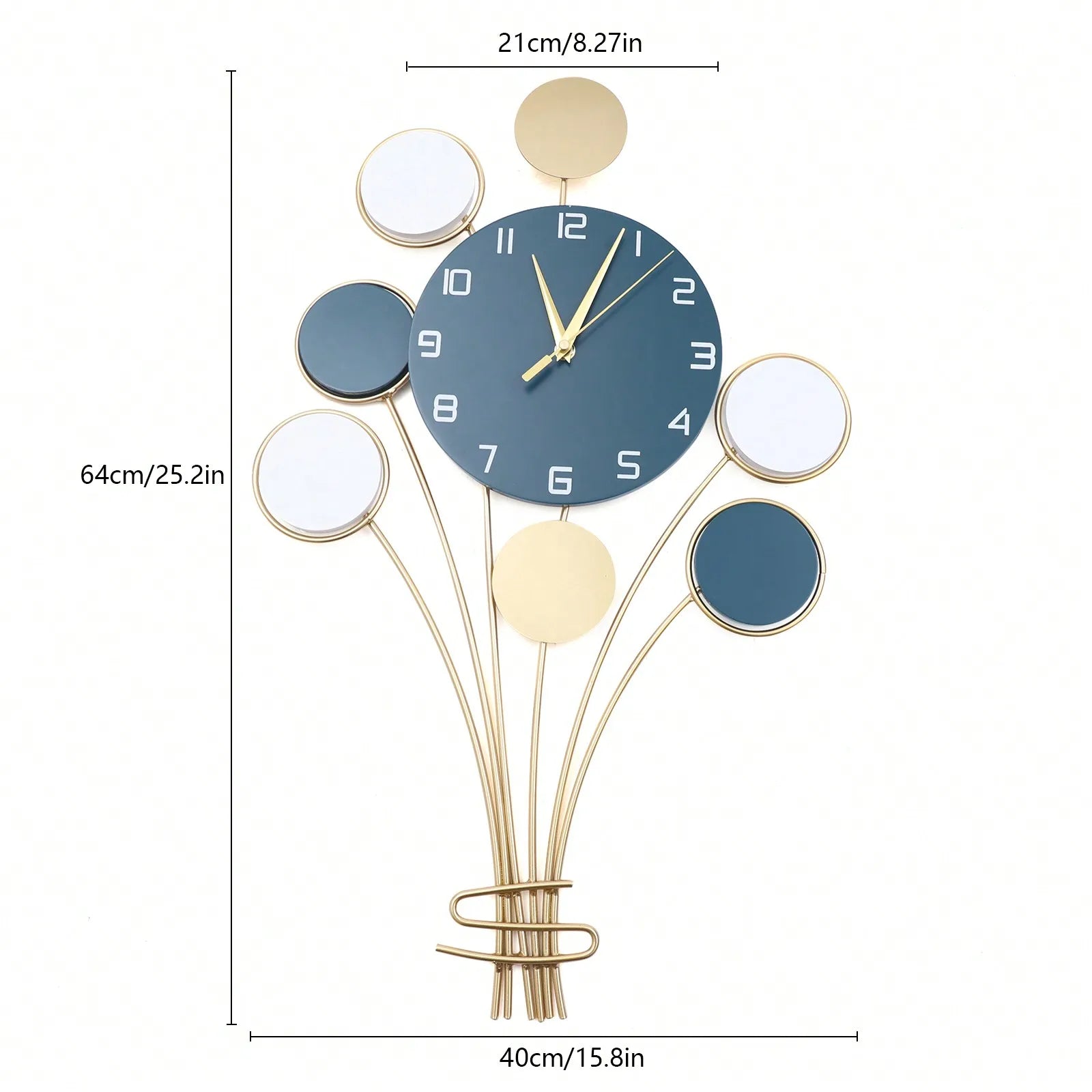 Large Silent Wall Clock