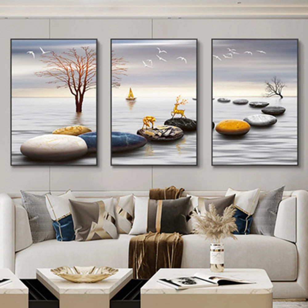 Nordic Deer Wall Art 