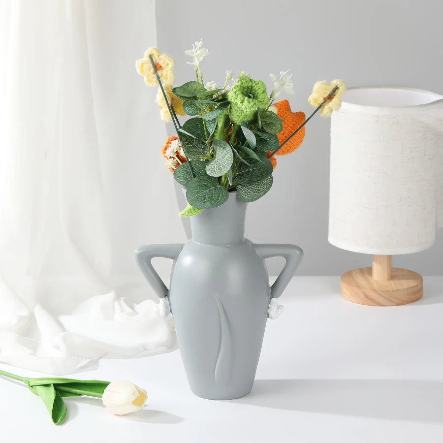 Cute Cat Resin Vase