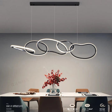 Modern Gold Pendant Light – Elegant Dining Room Chandelier