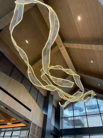 Luxury LED Chandelier – Grand Hotel & Lobby Pendant Light