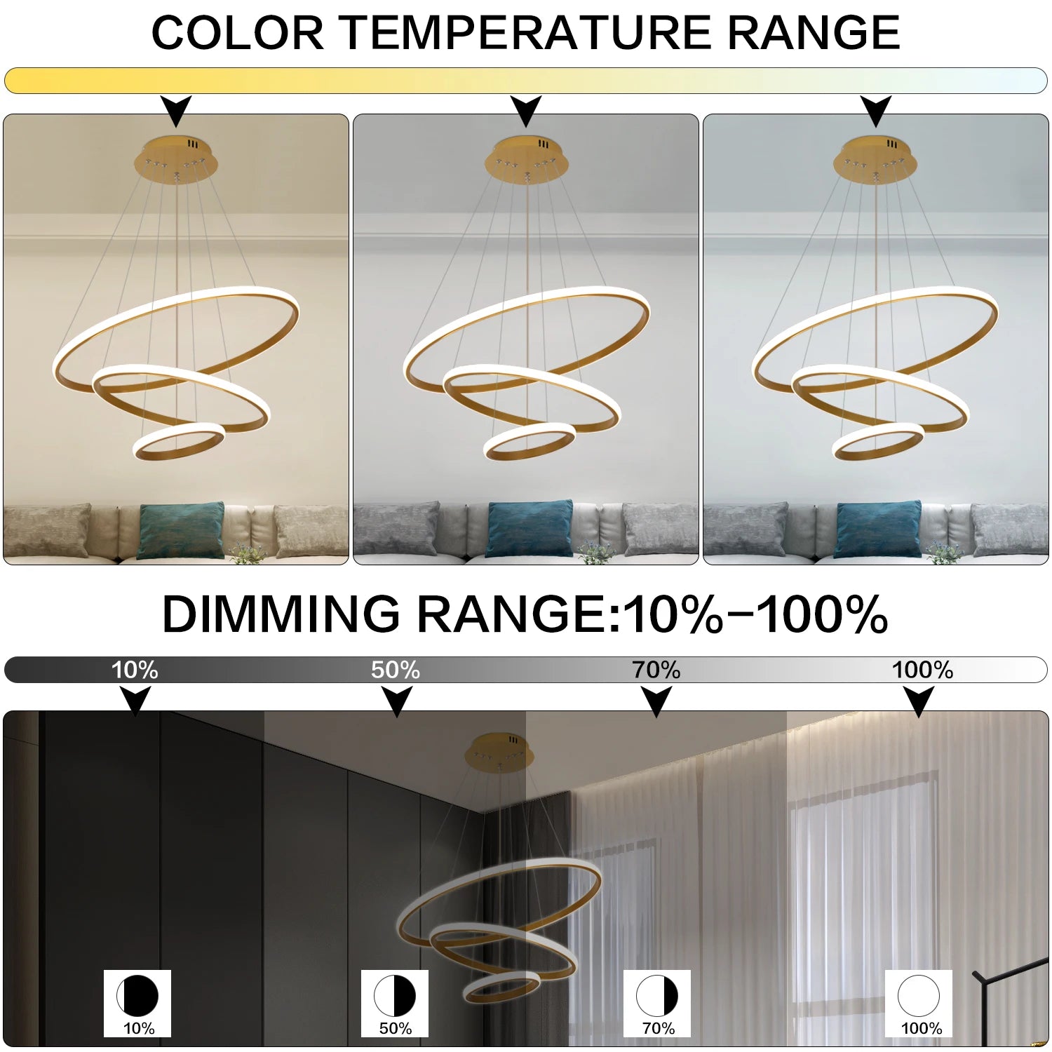 Modern LED Chandelier