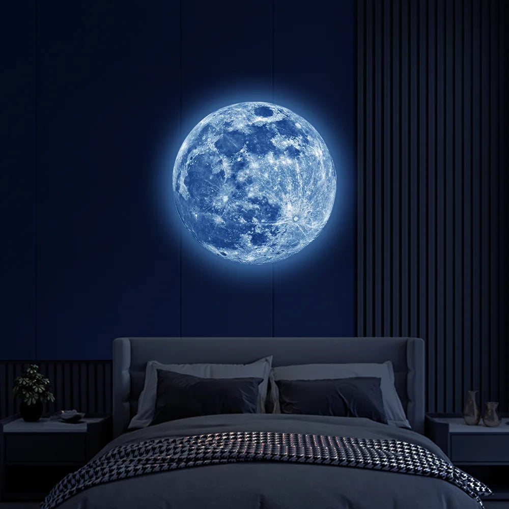 3D Moon Wall Sticker