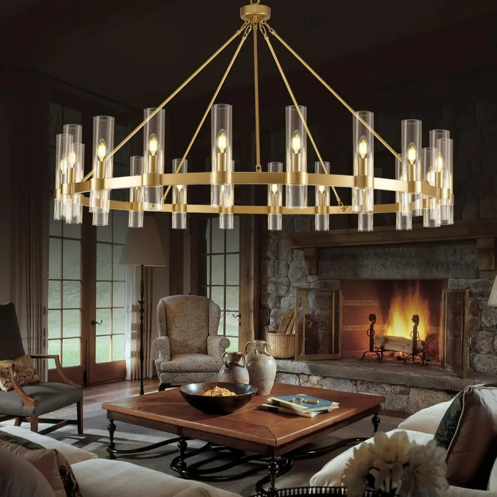 Modern Gold Chandelier
