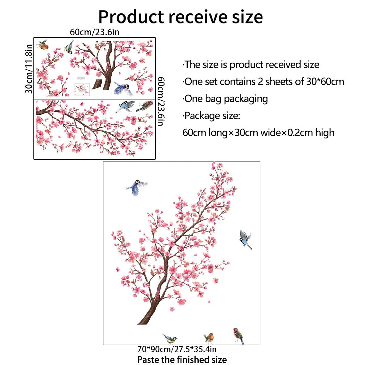 Peach Blossom Wall 