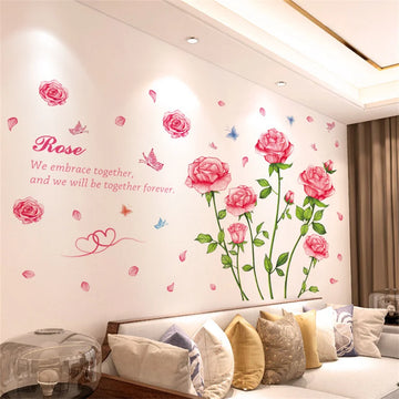 DIY Purple Lavender Wall Stickers – Self-Adhesive Floral Décor
