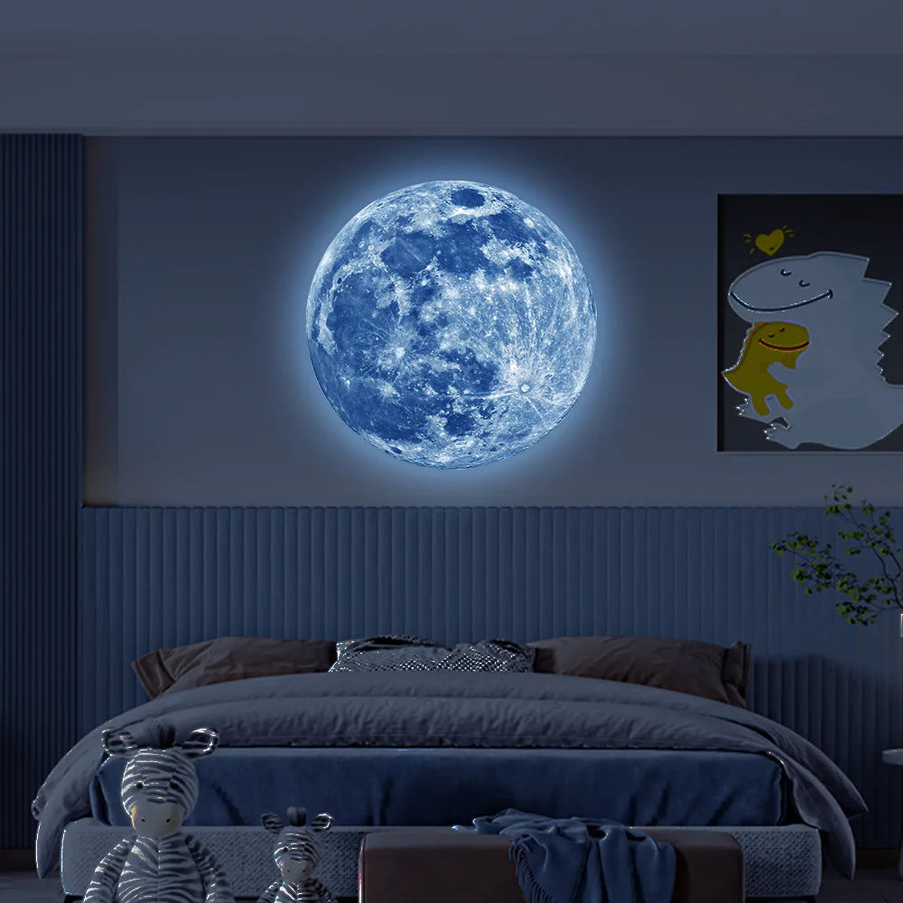 3D Moon Wall Sticker