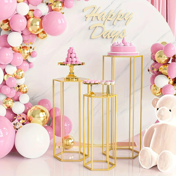 Large 6-Sided 3-Piece Storage Rack – Versatile Home & Party Décor