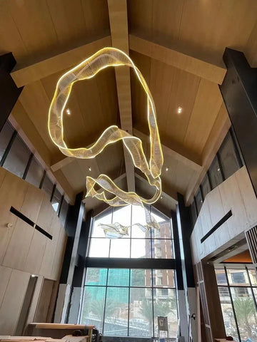 Luxury LED Chandelier – Grand Hotel & Lobby Pendant Light
