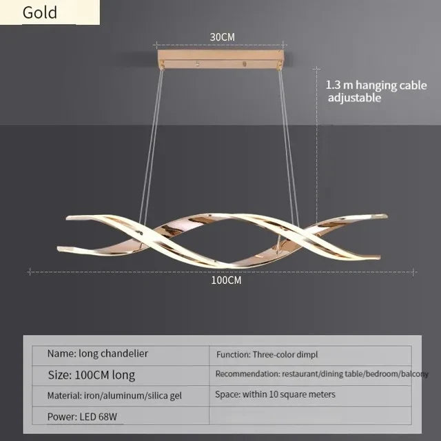 Minimalist LED Chandelier 