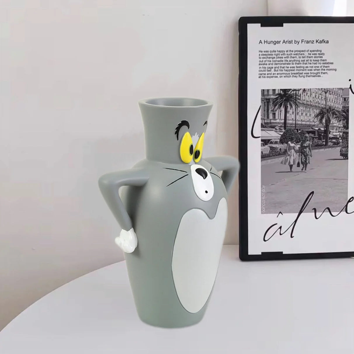 Cute Cat Resin Vase