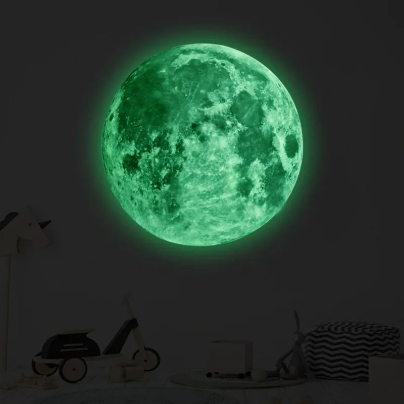 3D Moon Wall Sticker